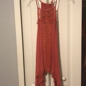 NWOT Mineral Wash Lace Shark Bite Tank Sz Small